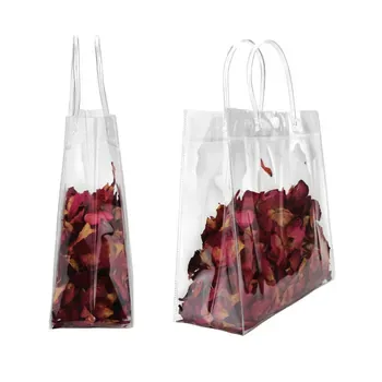 Custom Waterproof Clear PVC Shopping Tote