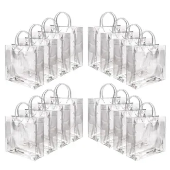 Custom Waterproof Clear PVC Shopping Tote