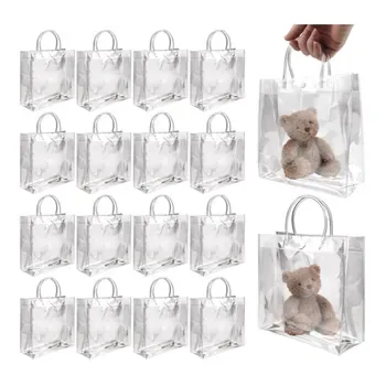 Custom Waterproof Clear PVC Shopping Tote