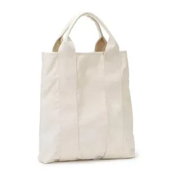 Custom Zippered Canvas Shopping Tote