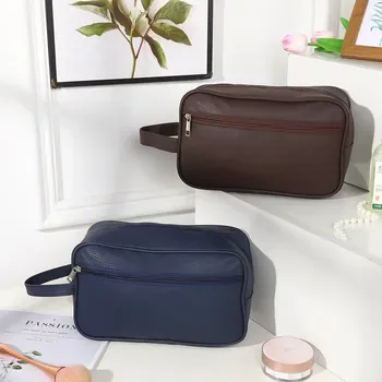 Custom Leather Cosmetic Bag