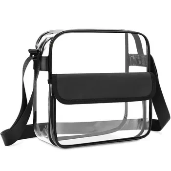 Custom Clear Zippered PVC Grocery Tote