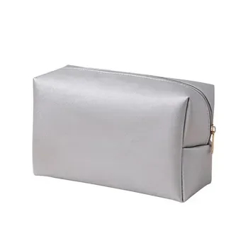 Custom Waterproof Zippered PU Makeup Pouch
