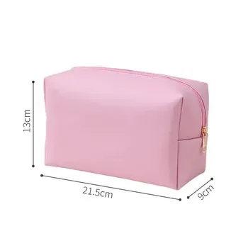Custom Waterproof Zippered PU Makeup Pouch