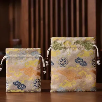 Custom Silk Drawstring Gift Bag