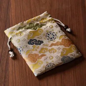 Custom Silk Drawstring Gift Bag