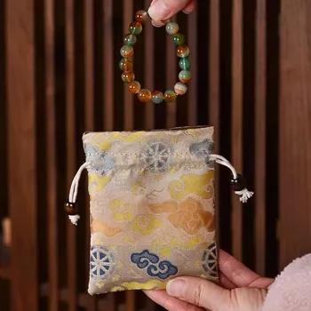 Custom Silk Drawstring Gift Bag