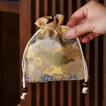 Custom Silk Drawstring Gift Bag
