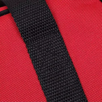Red Oxford Foil-Lined Lunch Cooler Tote