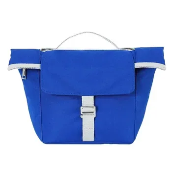 Custom Insulated Foil-Lined Blue Polyester Lunch Cooler Bag