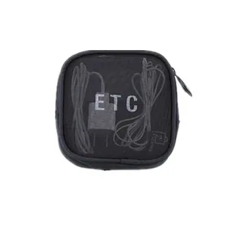 Custom Mesh Zippered Black Makeup Pouch