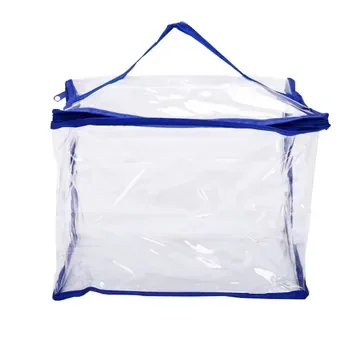 Custom Clear Zippered PVC Cosmetic Bag
