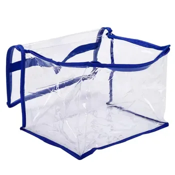 Custom Clear Zippered PVC Cosmetic Bag