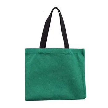 Canvas Zipper Shopping Gift Tote