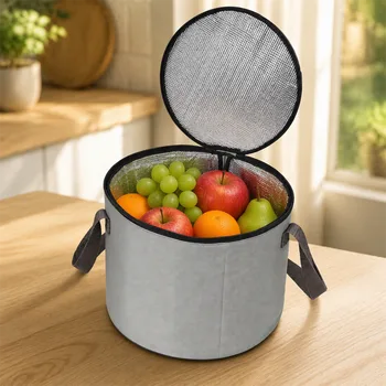 Round 600D Oxford Insulated Pizza Bag