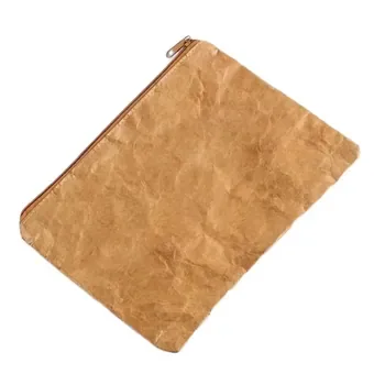 Custom Waterproof Zippered Tyvek Makeup Pouch