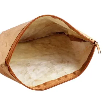 Custom Waterproof Zippered Tyvek Makeup Pouch