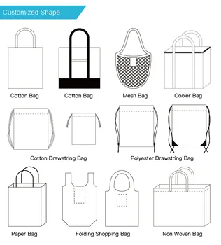 Colorful Polyester Drawstring Gift Bag