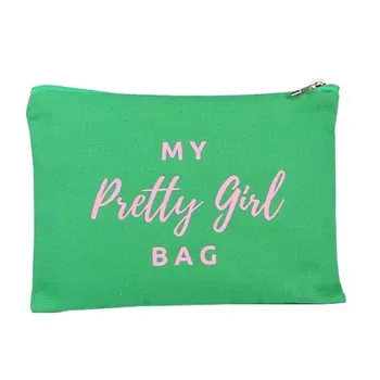 Custom Cotton Canvas Makeup Pouch