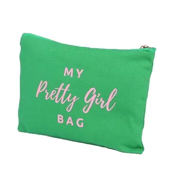 Custom Cotton Canvas Makeup Pouch