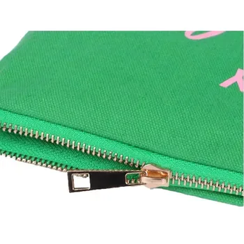 Custom Cotton Canvas Makeup Pouch