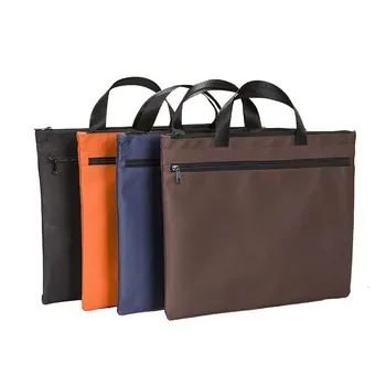 Custom Zippered Oxford Shopping Tote