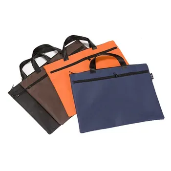 Custom Zippered Oxford Shopping Tote