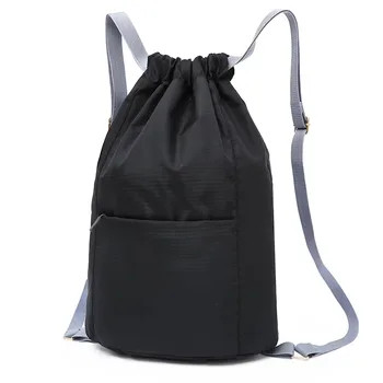 Oxford Sports Drawstring Backpack with Pocket
