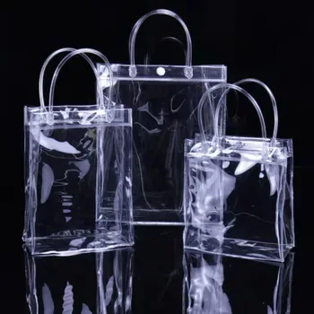 Custom Waterproof Clear PVC Grocery Tote