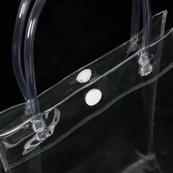 Custom Waterproof Clear PVC Grocery Tote