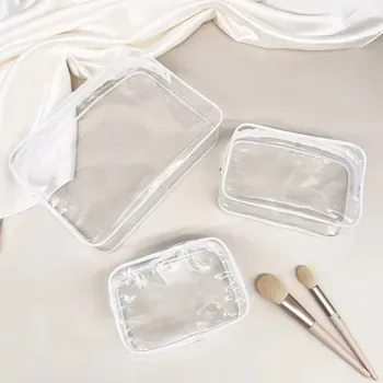 Custom Clear PVC Makeup Pouch