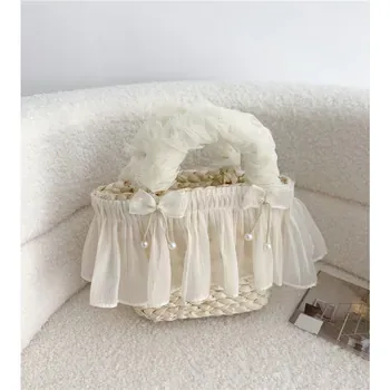 Custom Straw Shopping Bag