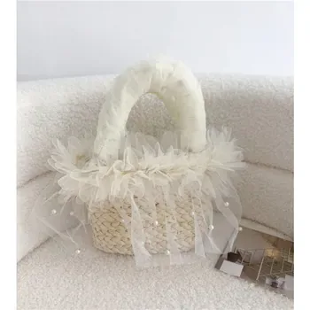 Custom Straw Shopping Bag