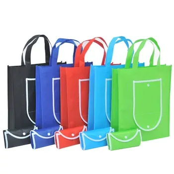 Custom Foldable Non-Woven Grocery Tote ZGZE34ER6