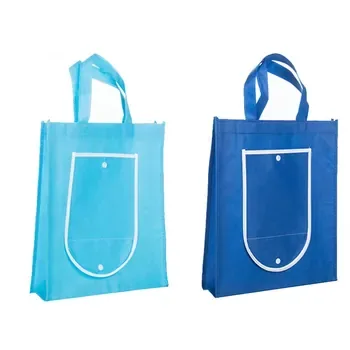 Custom Foldable Non-Woven Grocery Tote ZGZE34ER6
