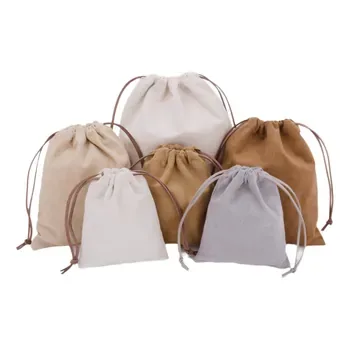 Custom Suede Drawstring Gift Bag ZG20241210M7