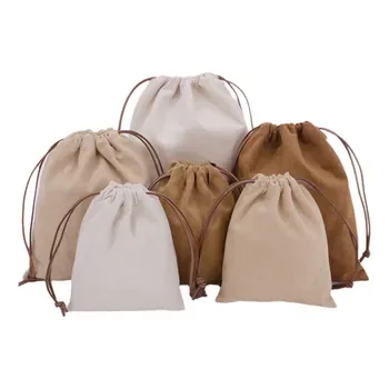 Custom Suede Drawstring Gift Bag ZG20241210M7