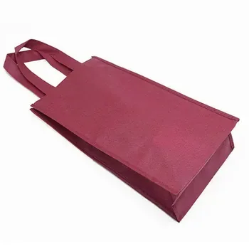 Custom Non-Woven Wine Bottle Bag zgwine869