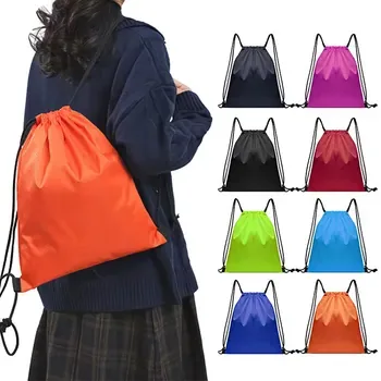 Polyester Sports String Backpack in Fabric Options