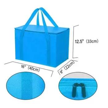 Custom Insulated Non-Woven Lunch Cooler Bag ZG0521