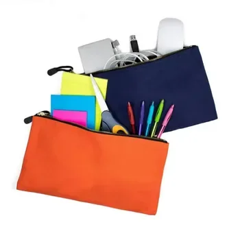 Canvas School Pencil Storage Pouch