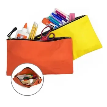 Canvas School Pencil Storage Pouch