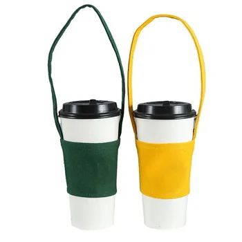Canvas Coffee and Bubble Tea Cup Holder