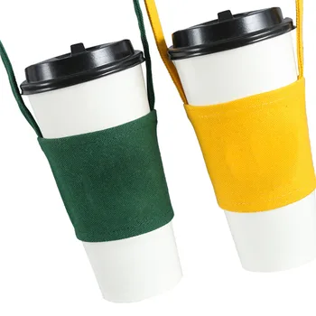 Canvas Coffee and Bubble Tea Cup Holder