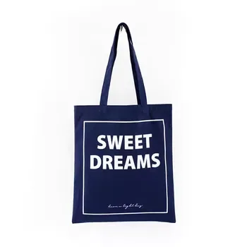 Plain Cotton Canvas DIY Shoulder Tote