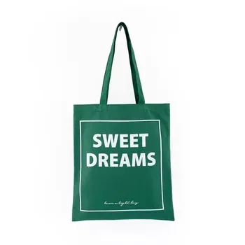 Plain Cotton Canvas DIY Shoulder Tote
