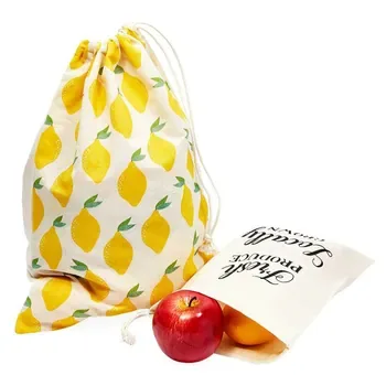 Custom Cotton Canvas Drawstring Gift Bag Style 1031