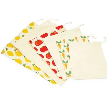 Custom Cotton Canvas Drawstring Gift Bag Style 1031