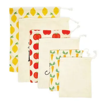 Custom Cotton Canvas Drawstring Gift Bag Style 1031