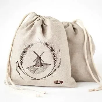 Custom Natural Cotton Canvas Drawstring Bag